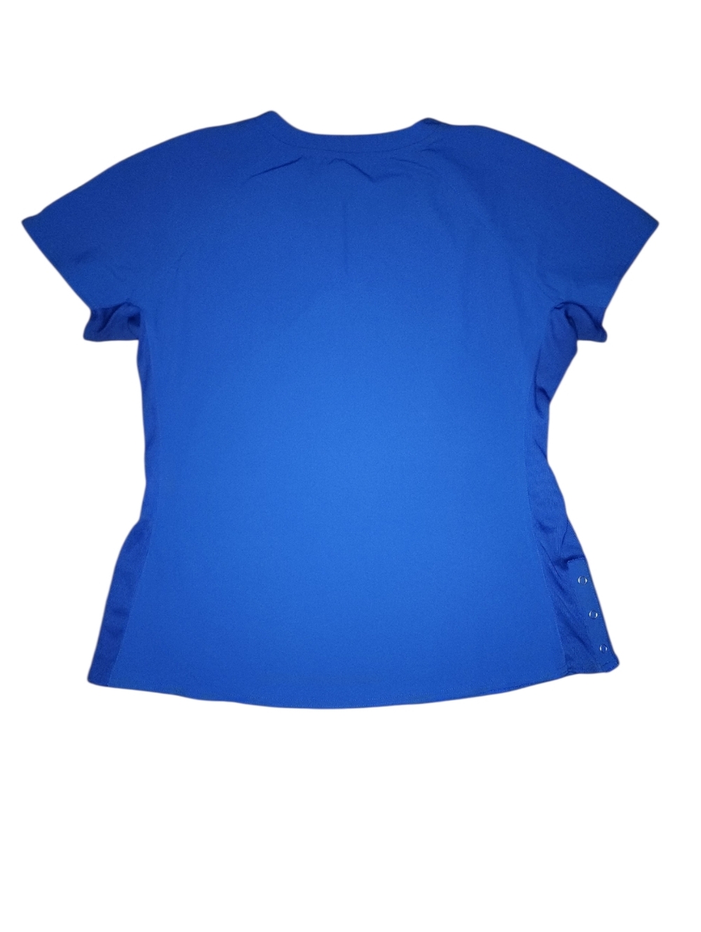 Med Couture V-Neck Scrub Top W/Side Snaps, Womens Medium - Picture 2 of 4